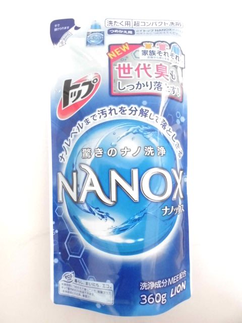 販売終了しました】トップＮＡＮＯＸつめかえ用３６０ｇ: 日用品クリエイトSDネットショップ