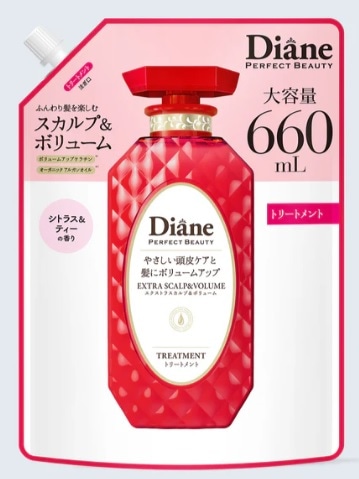 ダイアン パーフェクトビューティーエクストラスカルプ&ボリューム トリートメント つめかえ用 660ml