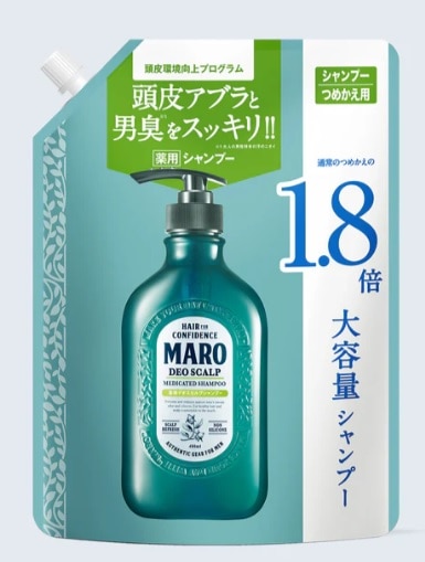 MARO 薬用スカルプシャンプー つめかえ用 大容量 720ml