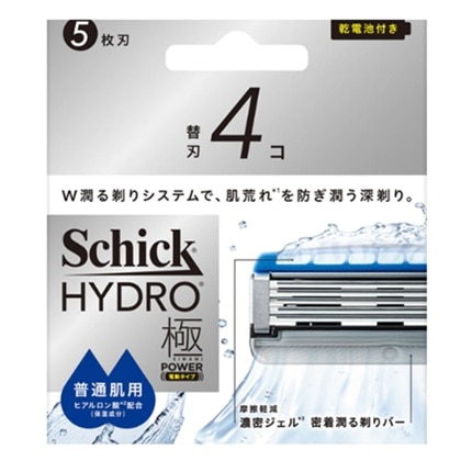 シック ハイドロ極パワー 普通肌 替刃 4個
