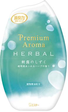 お部屋の消臭力 プレミアムアロマ 朝露のしずく 透明感あふれるハーブの香り 400ml