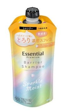 エッセンシャル プレミアム うるおいバリアシャンプー スパークルモイスト つめかえ用 330ml