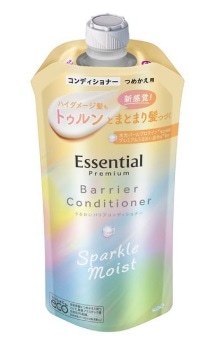 エッセンシャル プレミアム うるおいバリアコンディショナー スパークルモイスト つめかえ用 330ml