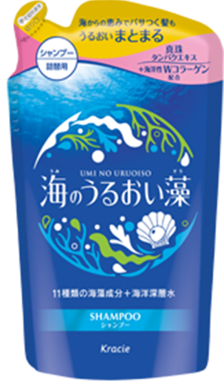 海のうるおい藻 うるおいケアシャンプー つめかえ用 ４００ｍｌ(ｼｬﾝﾌﾟｰ