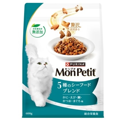 モンプチ バッグ 5種のシーフードブレンド 600g