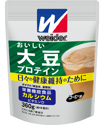 【お取り寄せ】ウイダー　おいしい大豆プロテインコーヒー　３６０ｇ