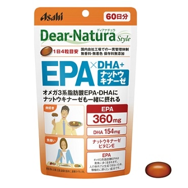 ディアナチュラ スタイル EPA×DHA+ナットウキナ−ゼ 60日分