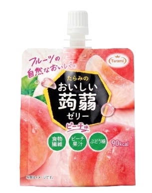 たらみ おいしい蒟蒻ゼリー ピーチ味 150g