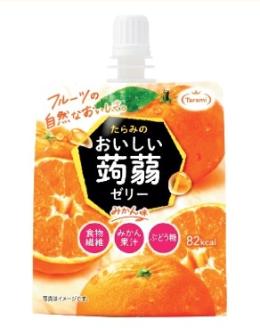 たらみ おいしい蒟蒻ゼリー みかん味 150g