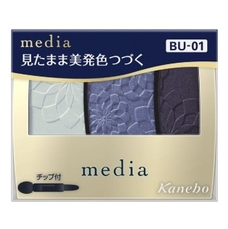メディア グラデカラーアイシャドウN BU−01