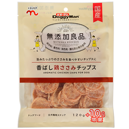 無添加良品 香ばし鶏ささみ チップス 130g