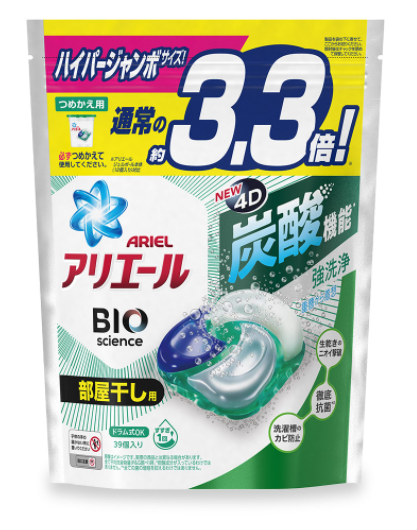 ケース販売アリエール バイオサイエンス 部屋干し 洗濯洗剤 液体 抗菌 ...