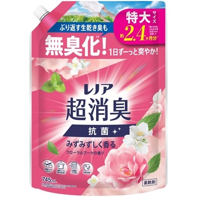 レノア超消臭 みずみずしく香る フローラルブーケの香り つめかえ用 特大サイズ 745ml