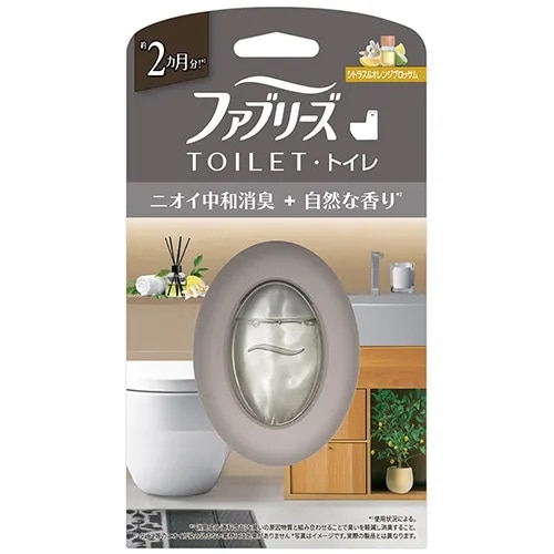 ファブリーズ トイレ用消臭剤+自然な香り シトラス&オレンジブロッサムの香り 本体 6.3ml