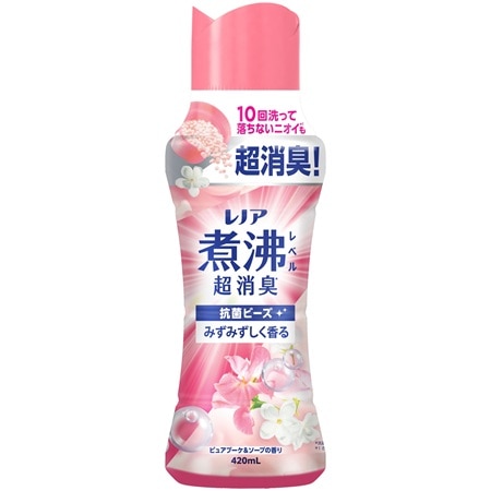 レノア 抗菌ビーズ ピュアブーケ&ソープの香り 本体 420ml