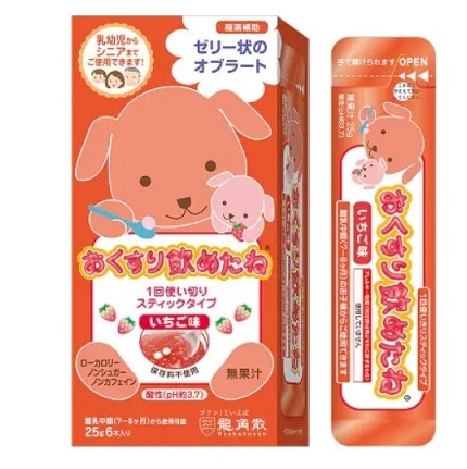 【お取り寄せ】おくすり飲めたね スティックタイプ いちご味 25gX6本