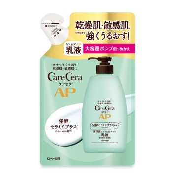 ケアセラAP フェイス&ボディ乳液 大容量 つめかえ用 370ml