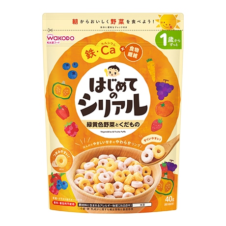 はじめてのシリアル 緑黄色野菜とくだもの 40g