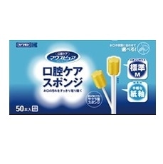【お取り寄せ】マウスピュア 口腔ケアスポンジ 紙軸 M 50本
