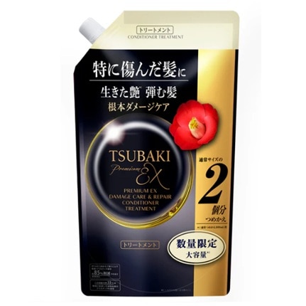 TSUBAKI プレミアムEX ダメージケア&リペア コンディショナートリートメント つめかえ用 600ml