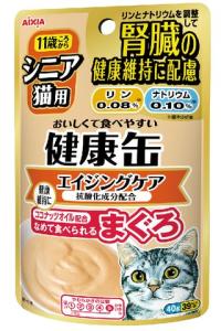 アイシア　健康缶パウチ　シニア猫用　エイジングケア　４０g