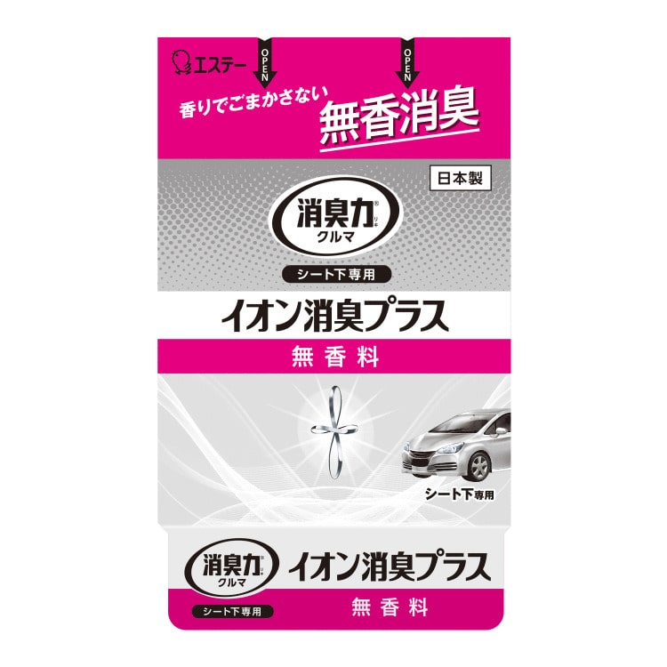 【お取り寄せ】クルマの消臭力シート下専用 イオン消臭プラス無香料 200g