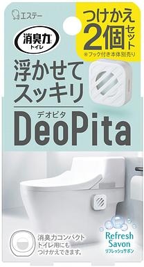 【お取り寄せ】消臭力 デオピタトイレ用 つけかえ2個セット リフレッシュサボン