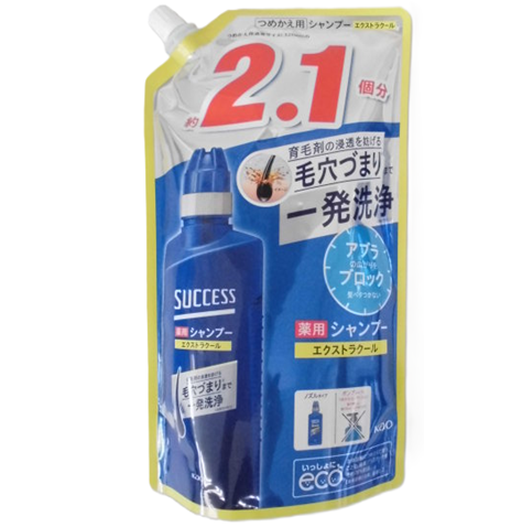 サクセス 薬用シャンプー エクストラクール つめかえ用 大 680ml