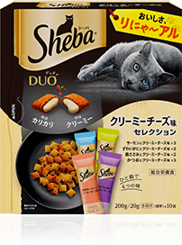 【お取り寄せ】シーバデュオ　クリーミーチーズ味セレクション　２００ｇ