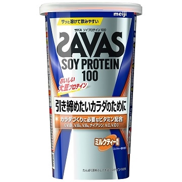 ザバス　ソイプロテイン１００　ミルクティー風味　１１食(２３１ｇ)