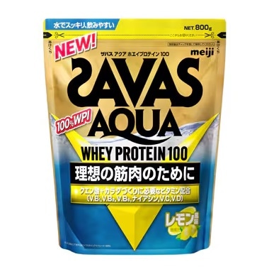 ザバス アクア ホエイプロテイン100 レモン風味 800g