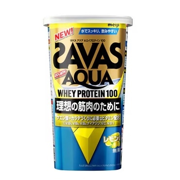 ザバス アクア ホエイプロテイン100 レモン風味 280g