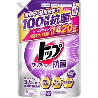 トップ クリアリキッド抗菌 つめかえ用 ジャンボサイズ 1420g