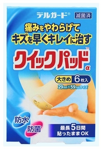 デルガード クイックパッド 大きめ 6枚