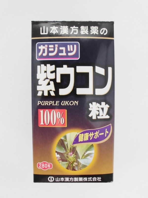 【お取り寄せ】山本漢方 ガジュツ紫ウコン粒100% 280粒