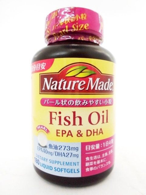 ネイチャーメイド　フィッシュオイル　EPA&DHA　１８０錠