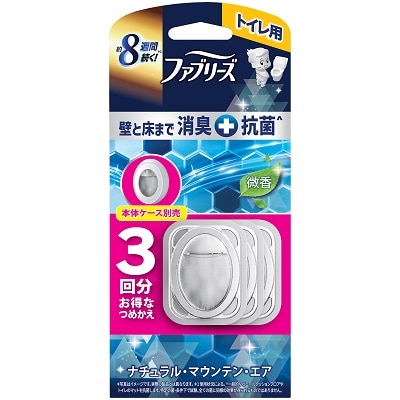 ファブリーズ トイレ用 消臭+抗菌 ナチュラル・マウンテン・エア 替 3P 18.9ml