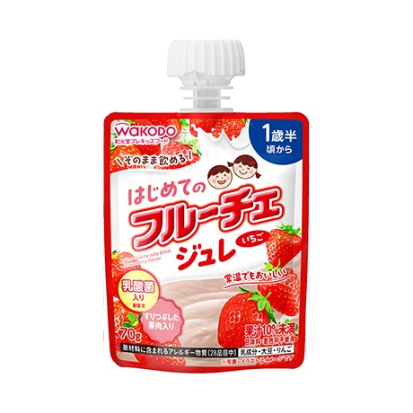 和光堂 はじめてのフルーチェジュレ いちご 70g